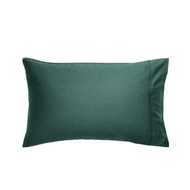 Ted Baker 250 Thread Count Plain Dye Standard Pillowcase, Forest - image 1