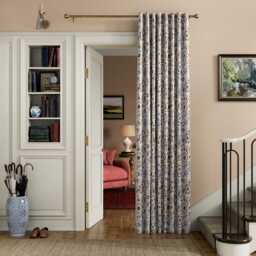 "Joules Festival Flowers Lined Curtains 90"" x 90"", Multi" - thumbnail 2