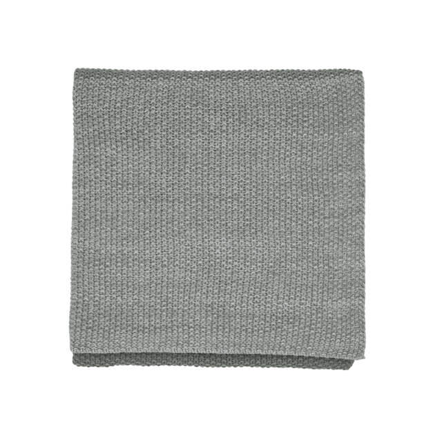 Murmur Flo Knitted Throw, Cloud Grey