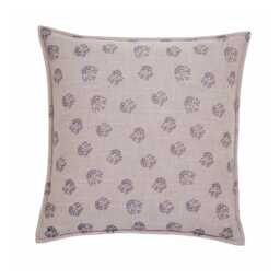 Murmur Wren Cushion 50cm x 50cm, Linen & Grey