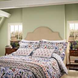 Joules Festival Flowers Single Duvet Cover SET, Navy/Multi - thumbnail 1