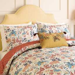 Sanderson Madagascar Double Duvet Cover Set, Berry - thumbnail 1