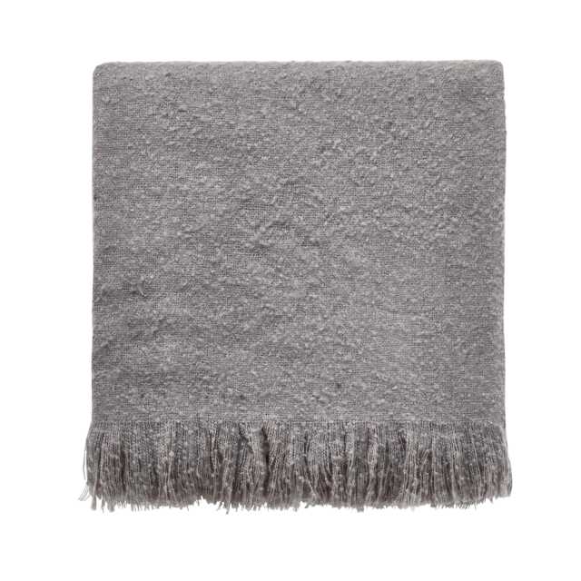 Bedeck of Belfast Saffi Woven Throw, Silver