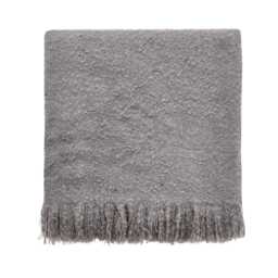 Bedeck of Belfast Saffi Woven Throw, Silver