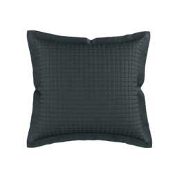 Bedeck of Belfast Ariane Square Oxford Pillowcase, Charcoal & Linen