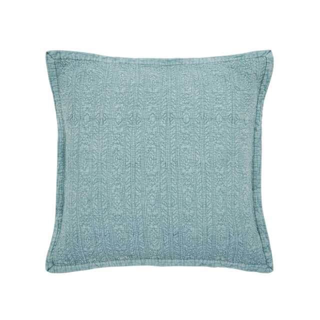Bedeck of Belfast Oscar/Celadon Square Pillowcase, Celadon - image 1