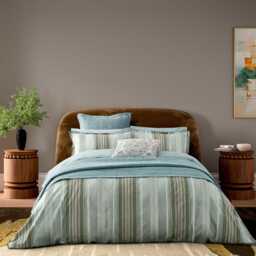 Bedeck of Belfast Oscar/Celadon Square Pillowcase, Celadon - thumbnail 2