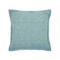 Bedeck of Belfast Oscar/Celadon Square Pillowcase, Celadon - thumbnail 1