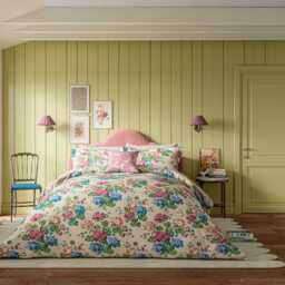 Land & Shore Lori Single Duvet Cover SET, Multi - thumbnail 2
