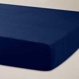Ted Baker 250 Thread Count Plain Dye Single Fitted Sheet, Navy - thumbnail 2
