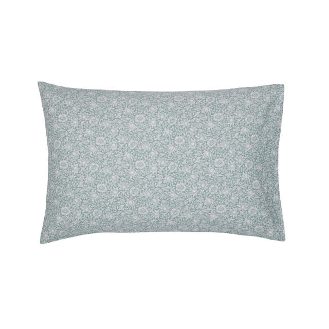 William Morris Strawberry Thief Pair of Standard Pillowcases, Cochineal Pink - image 1