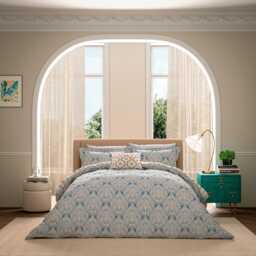 V&A Lerena Single Duvet Cover SET, Blue - thumbnail 2