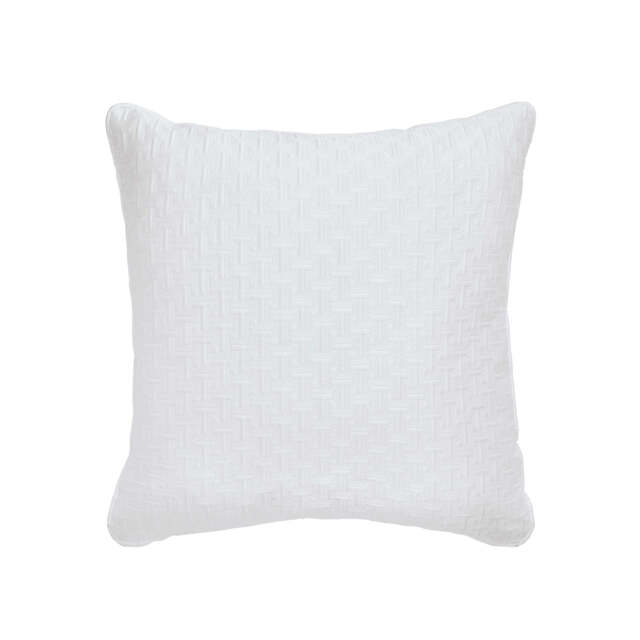Ted Baker T Quilted Sham Pillowcase, White