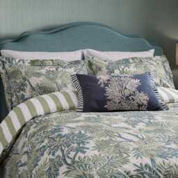 Sanderson Tapestry Tree Single Duvet Cover SET, Blue - thumbnail 1