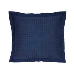 Bedeck of Belfast Lorelei Sham Pillowcase, Powder Blue & Linen