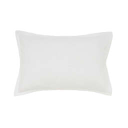 Murmur Iris Oxford Pillowcase, White