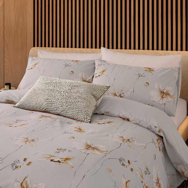 Nalu Nicole Scherzinger Alaula Super Kingsize Duvet Cover Set, Stone & Sunset - image 1
