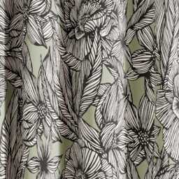 "Ted Baker Vietnm Lined Curtains 66"" x 72"", Sage" - thumbnail 1
