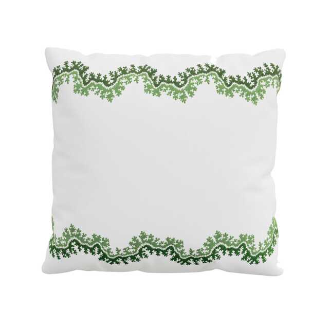 Sanderson Sycamore & Oak Pair of Square Pillowcases, Botanical Green - image 1