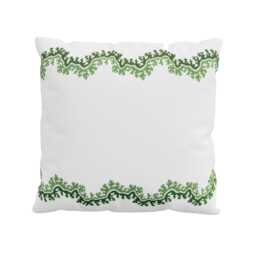 Sanderson Sycamore & Oak Pair of Square Pillowcases, Botanical Green