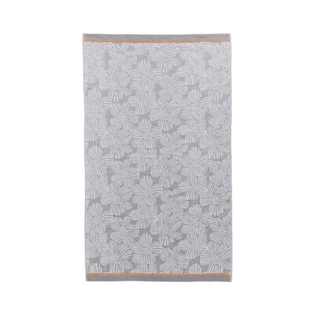 Bedeck of Belfast Zenda Hand Towel, White & Grey - image 1