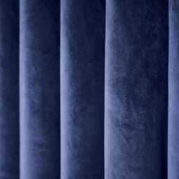"Helena Springfield Escala Lined Curtains 66"" x 54"", Electric Blue" - thumbnail 2