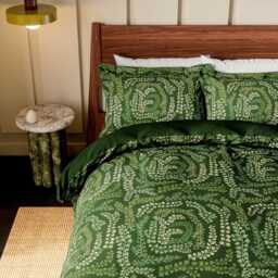 Harlequin Fayola Double Duvet Cover Set, Leaf & Clover - thumbnail 1