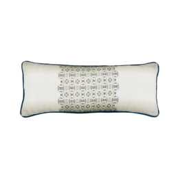 Bedeck of Belfast Elara Cushion 70cm x 30cm, Blue/Green