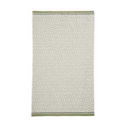 Bedeck of Belfast Yoko Hand Towel, Sage Green White - thumbnail 1