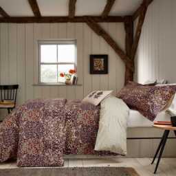 Morris & Co Blackthorn Single Duvet Cover Set, Damson - thumbnail 2