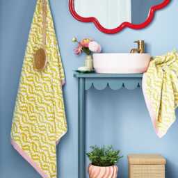 Land & Shore Sperrin Hand Towel, Multi - thumbnail 2