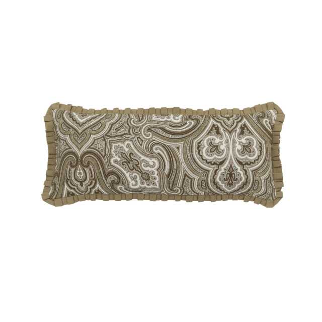 Bedeck of Belfast Nora Cushion 30cm x 70cm, Sage Green/Tuberose - image 1