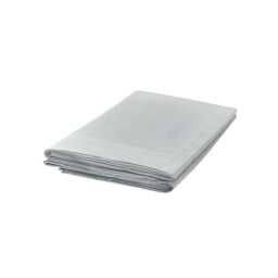 Bedeck of Belfast Fine Linens 300 Thread Count Egyptian Cotton Double Flat Sheet, Silver - thumbnail 1