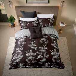 Ted Baker Branded Button Cushion 50cm x 50cm, Black - thumbnail 2