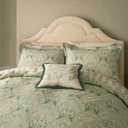 V&A Lerena Kingsize Duvet Cover SET, Green