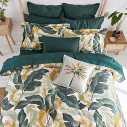 Ted Baker Urban Forager Double Duvet Cover SET, Basil - thumbnail 1