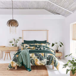Ted Baker Urban Forager Double Duvet Cover SET, Basil - thumbnail 2