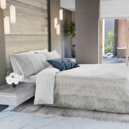 Nalu Nicole Scherzinger Bamboo Super Kingsize Duvet Cover Set, Surf - thumbnail 2