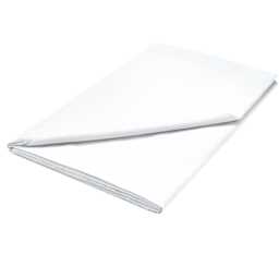1951 Plain Dye Percale Double Flat Sheet, White