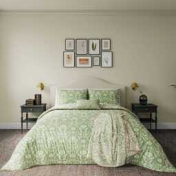 Helena Springfield Harvest Moon Sunflowers Kingsize Duvet Cover SET, Green - thumbnail 2