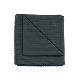 Bedeck of Belfast Ariane Throw, Charcoal & Linen - thumbnail 1
