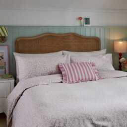 Helena Springfield Secret Garden Rosebud Brushed Cotton Double Duvet Cover SET, Pink - thumbnail 1