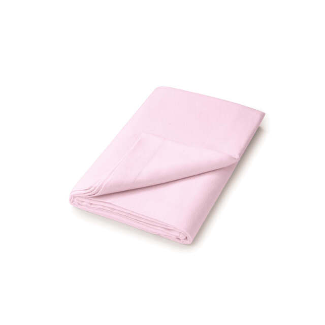 Helena Springfield Brushed Cotton Super Kingsize Flat Sheet, Baby Pink - image 1