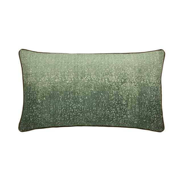 Bedeck of Belfast Rare Earth Aura Cushion 70cm x 40cm, Nettle Green - image 1