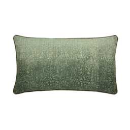 Bedeck of Belfast Rare Earth Aura Cushion 70cm x 40cm, Nettle Green - thumbnail 1