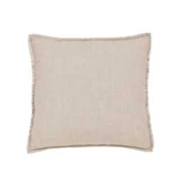 Murmur Lewin Wool Herringbone Woven Cushion 45cm x 45cm, Linen - thumbnail 1