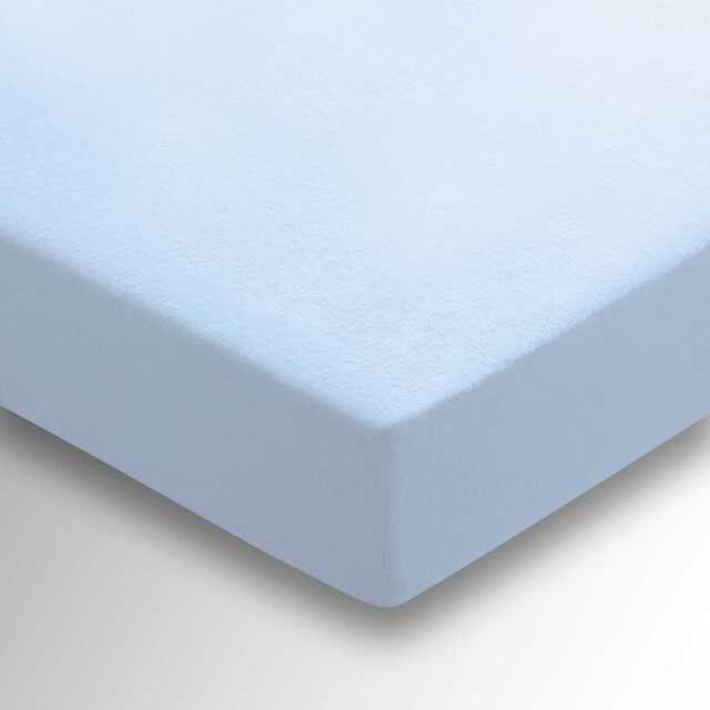 Helena Springfield Brushed Cotton Single Fitted Sheet, Chambray Blue - image 1