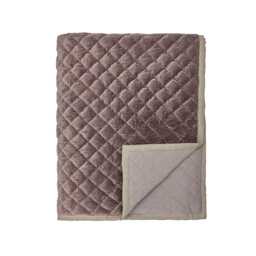 Bedeck of Belfast Claudia Quilted Throw, Pink - thumbnail 1