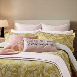 Ted Baker Baroque Weave Double Duvet Cover Set, Gold
