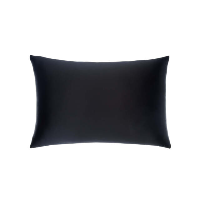 Donna Karan Silky Standard Pillowcase, Black - image 1